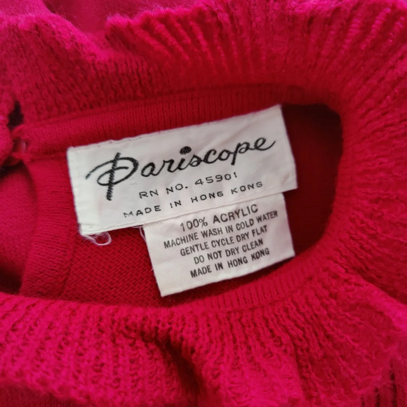 Vintage Knit Dress by Pariscope / Small-Med - Picture 4 of 8